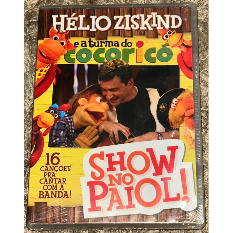 DVD Hélio Ziskind E A Turma Do Cocoricó Show No Paiol original lacrado