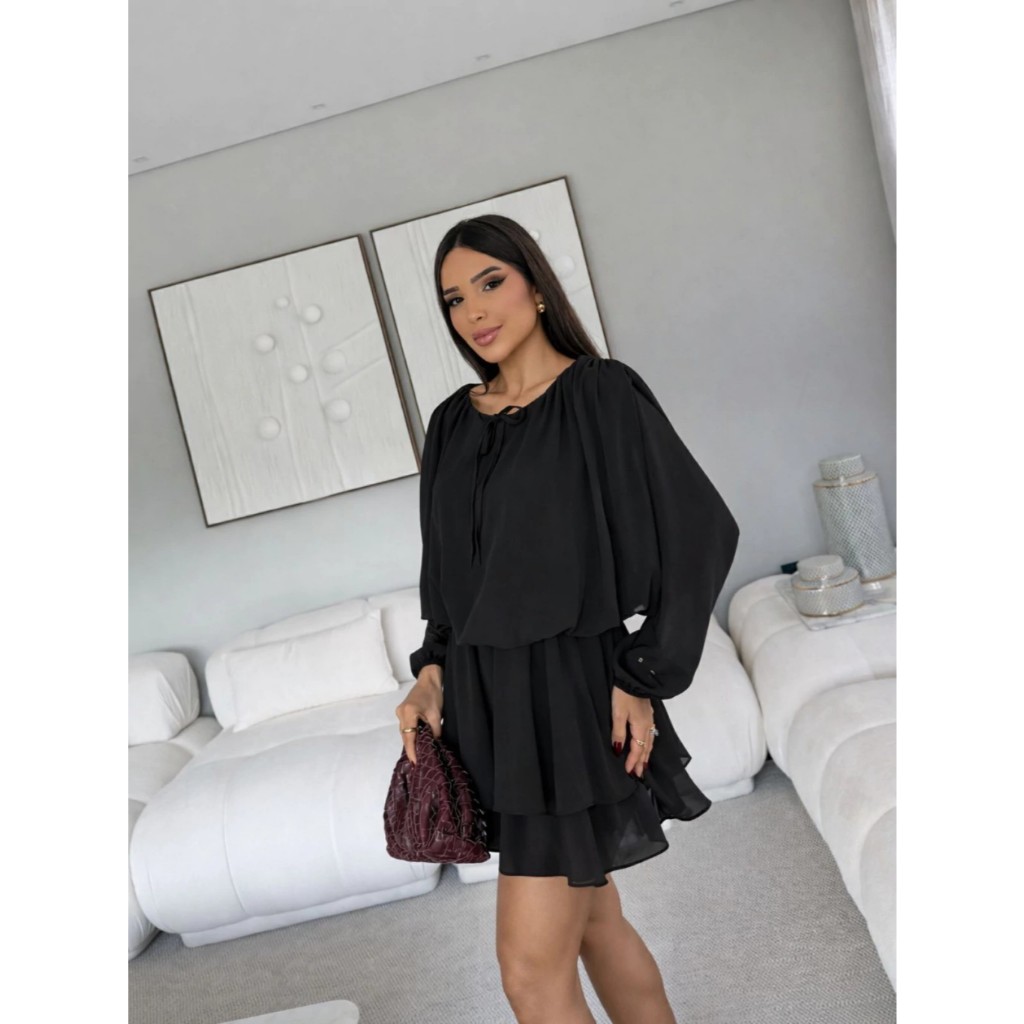 macaquinho Feminino Chiffon com Cinto – Elegância, Conforto e Caimento Perfeito