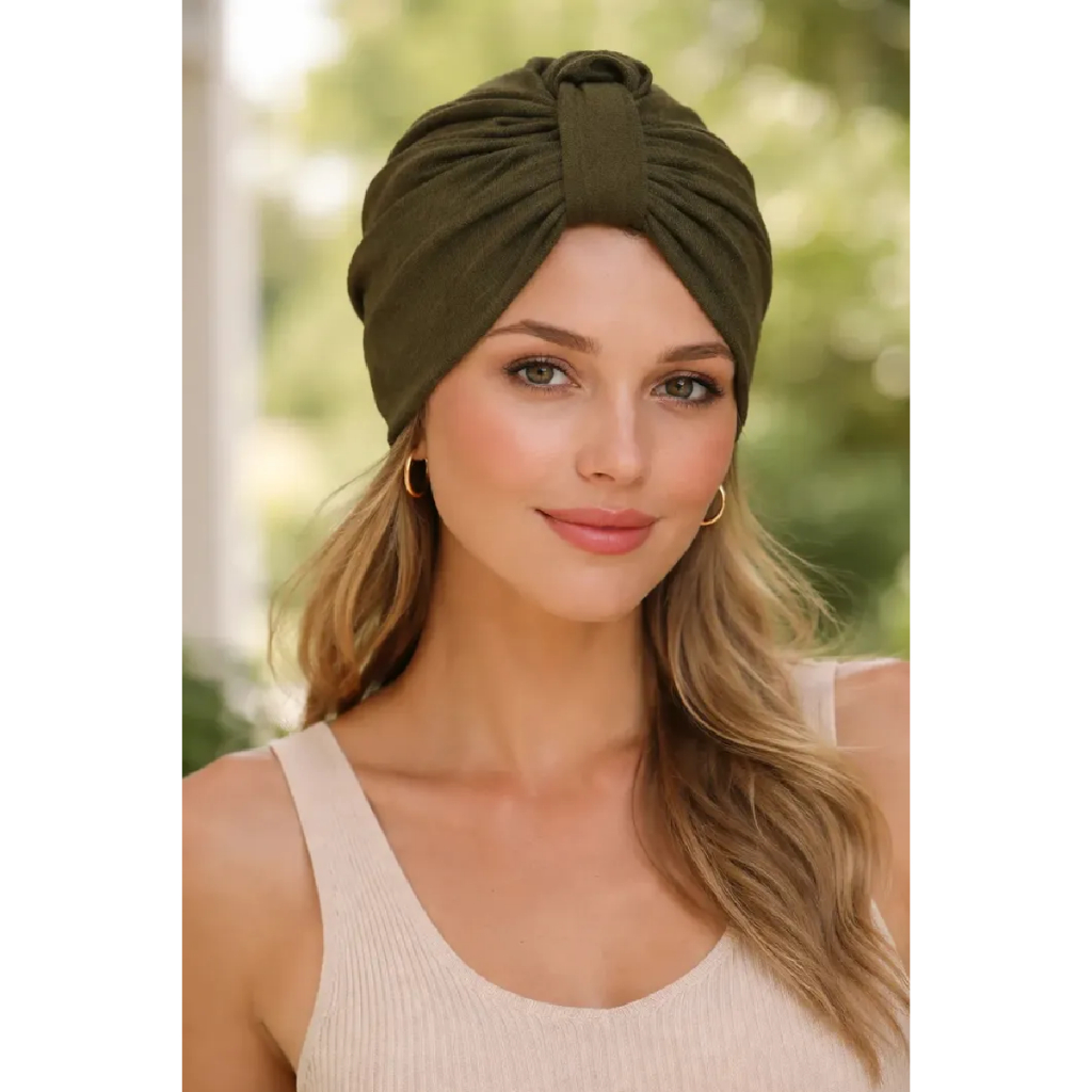 Turbante Feminino Lanzinha Touca Soft Conforto Quimioterapia Alopecia e Autoestima Premium