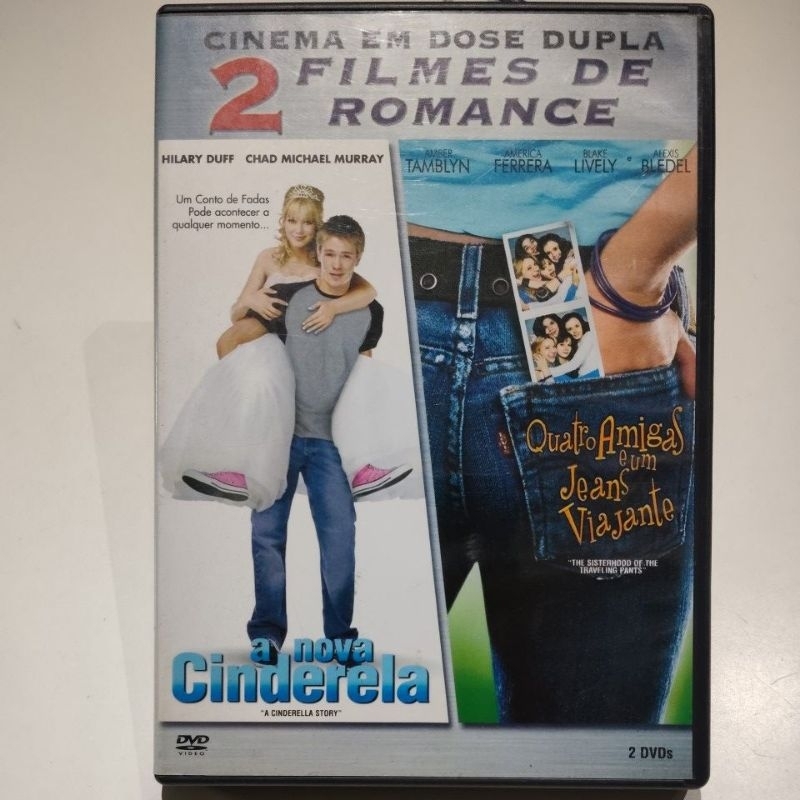 Dvd A Nova Cinderela + Quatro Amigas e Um Jeans Viajante - Duplo