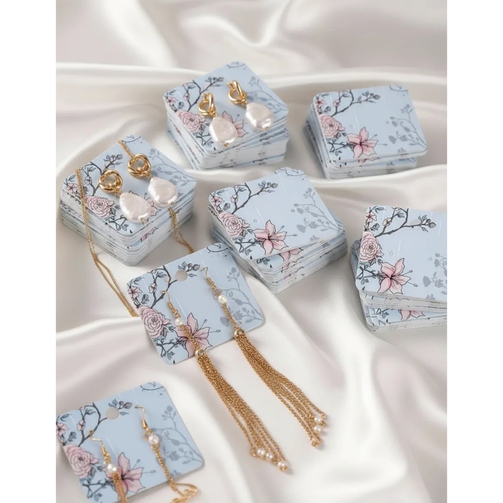 Cartela Expositor  display de Suporte para Peças de  Joias e Bijuterias para Brincos Ki c/ 10 unidades