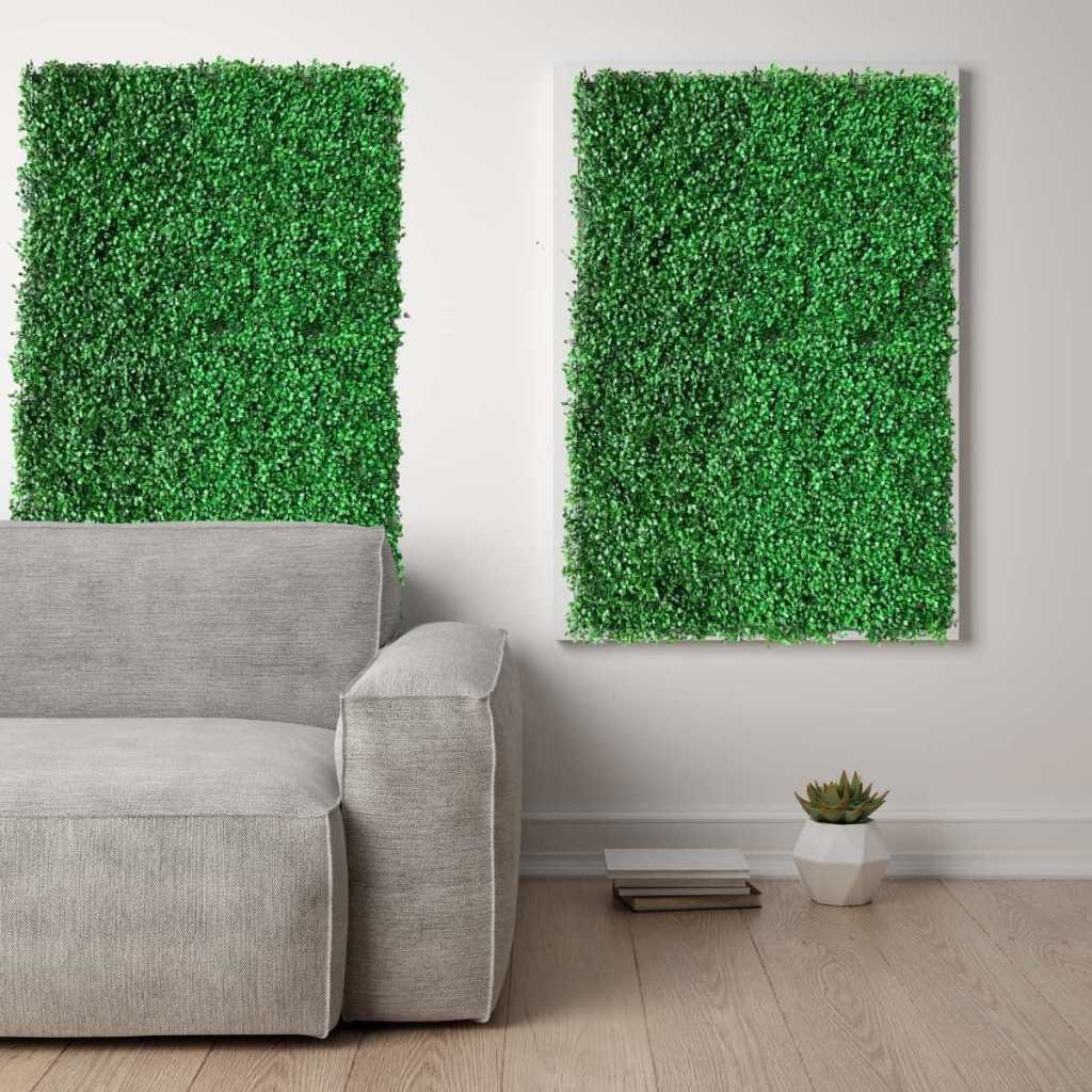 Kit Placas Buxinho Artificial Jardim Vertical Escolha o Kit Parede Verde Decorativa