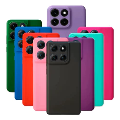 Kit 2X1 Motorola Moto G47 5G - Capa Silicone Aveludada Colorida + Película Frontal Ceramica 9D *