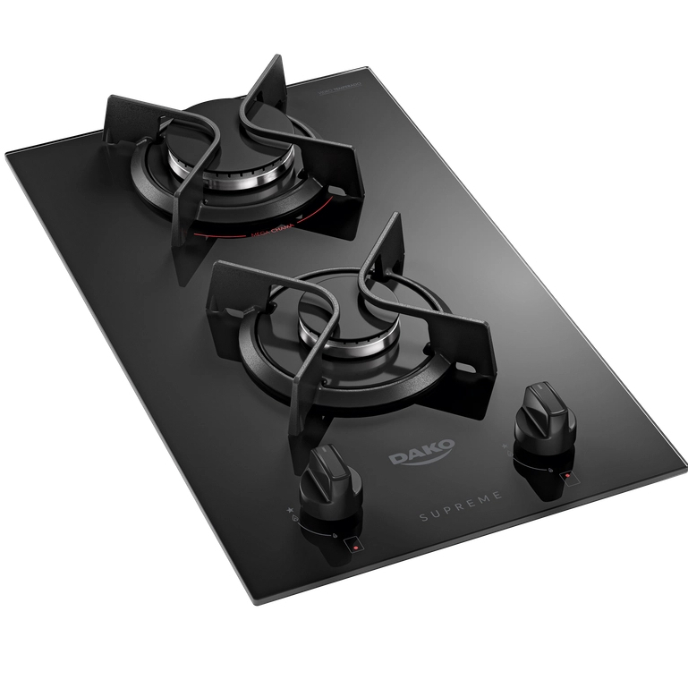 Cooktop Dako Supreme 2 Bocas - Superautomático, Botões Removíveis e Eficiência Energética - Bivolt