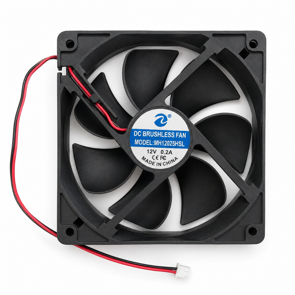 Ventilador Cooler Fan Ventoinha 120x120x25 12v Conector 2 Pinos