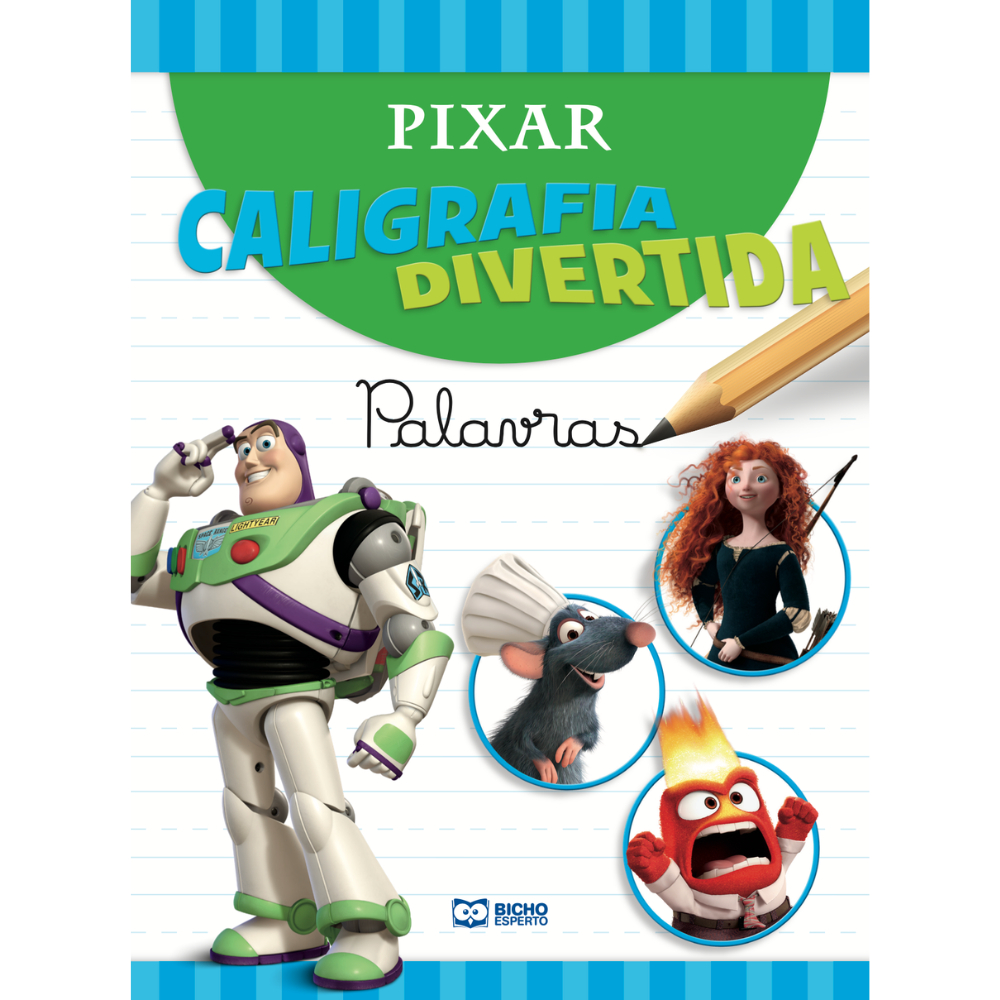 Livro de Atividades Caligrafia Divertida Disney Pixar Palavras