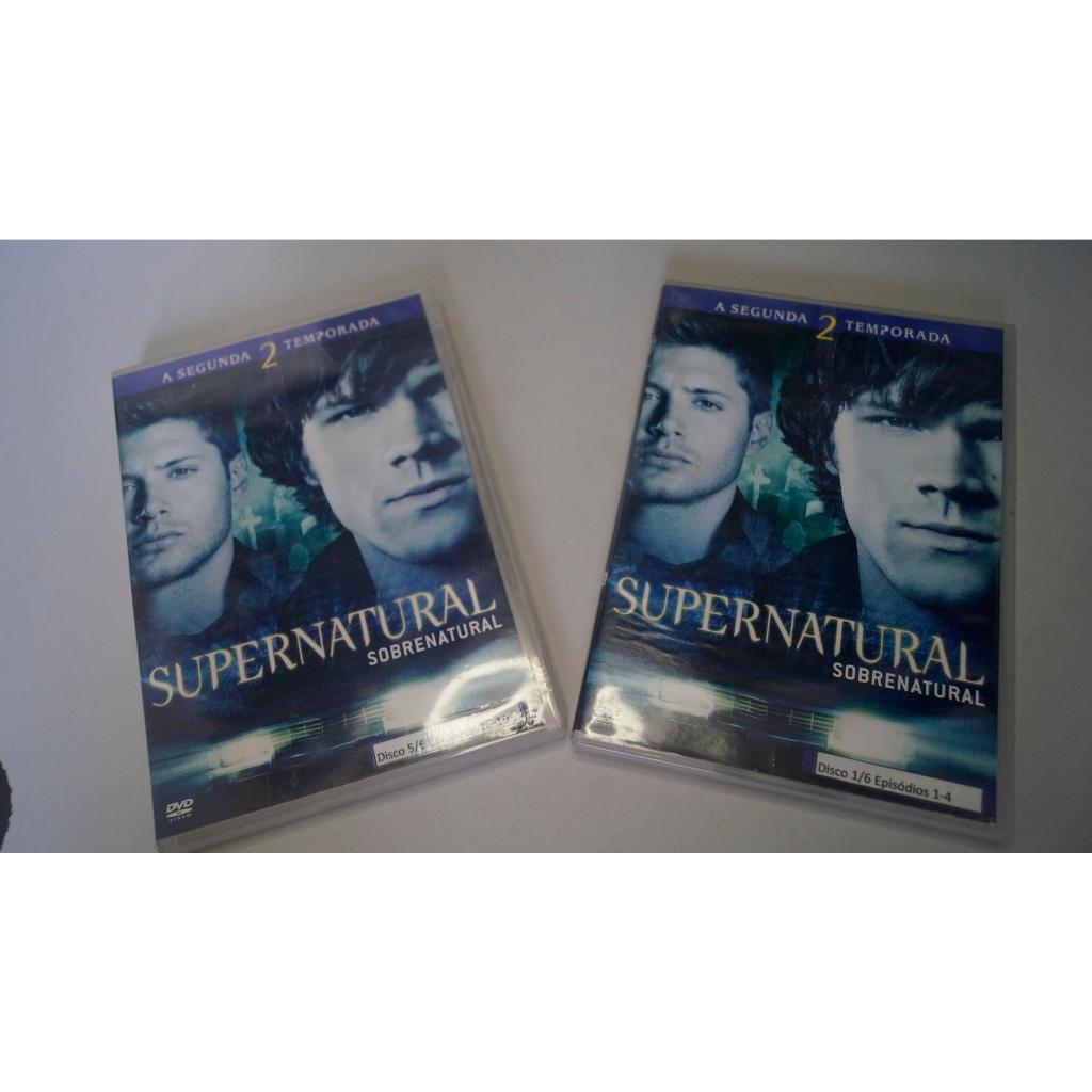 Box 6 DVDS Supernatural (2ª Temporada) Original