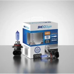 Par Lampada Hb3 9005 Super Branca Shocklight 8500k 12v 60w