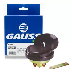 Buzina Caracol 12v Gb1052 Gauss 2 Terminais C/ Suporte Carro Moto Automotivo