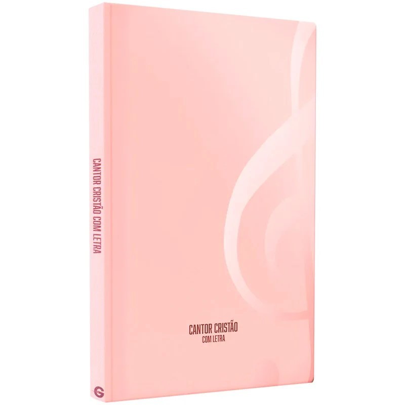 Livro Cantor Cristão Grande Candy Rosa