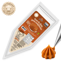 Doce de Leite premium Para Confeitaria 1,01Kg Bisnaga de Uso Profissional Com Leite Puro Junco