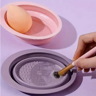 ANA1108 Tigela dobrável Tigela de Lavagem Escova da Composição de Silicone Tigela Dobrável