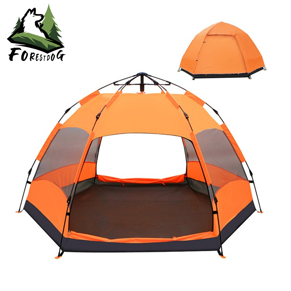 Barraca Camping Impermeavel 3000mm 5-8 Lugares Grande Ventilacao 270*270*155cm