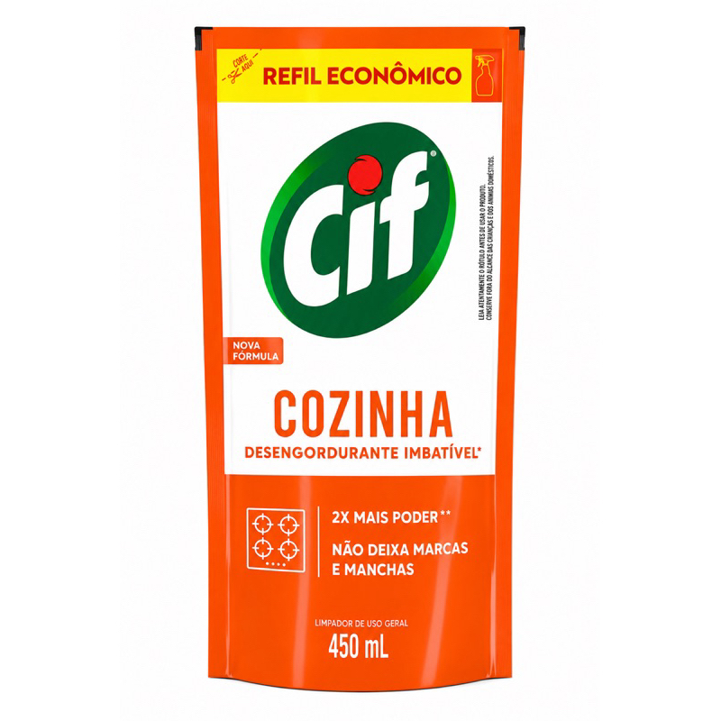 Cif Espuma Milagrosa Cozinha Derrete Gordura Extermina Limo 450mL Refil — imagem 2 de 2