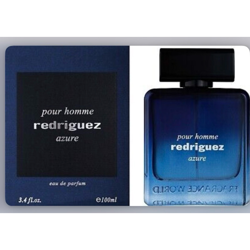 PERFUME  FRAGRANCE  WORLD REDRIGUES AZURE  POUR HOMME 100ml