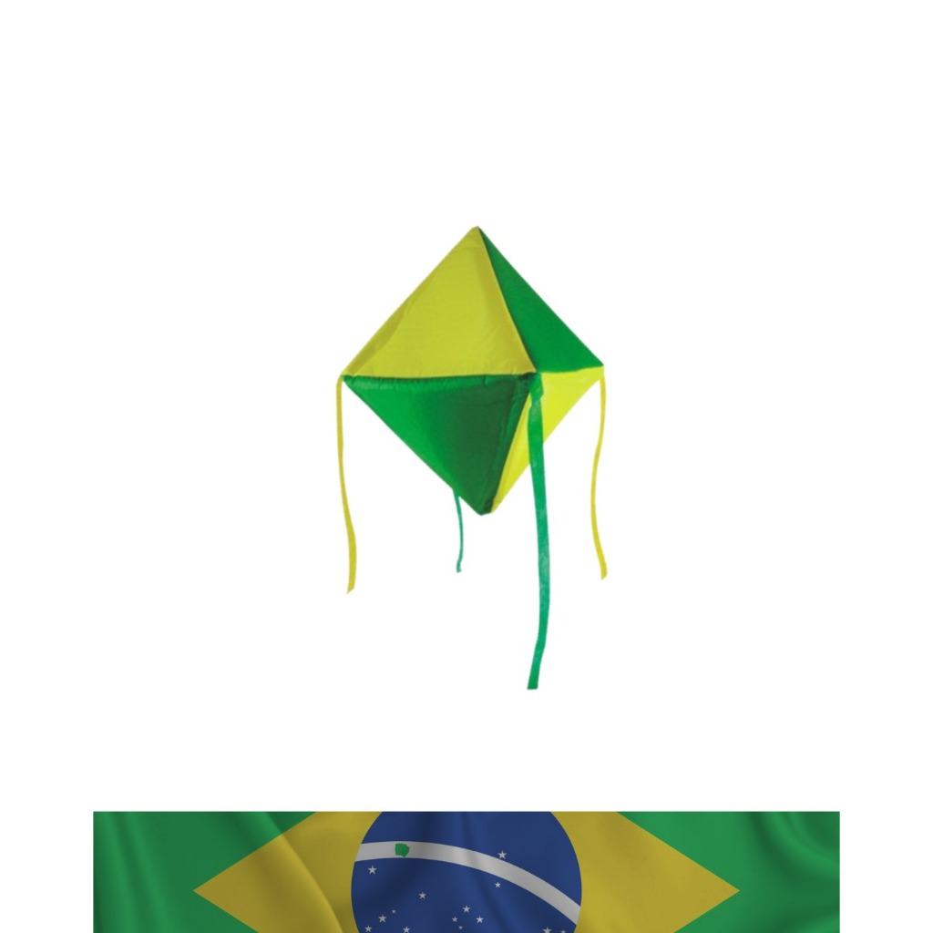 25 Balões Decorativos de Nylon Grandes /100 Balões de Papel de Seda Decorativos Copa do Mundo Brasil