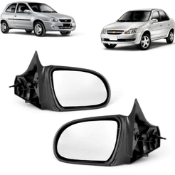 Retrovisor Corsa Super Wind Classic Wagon Pick Up 94 95 96 97 98 99 2000 á 2014 Com Controle