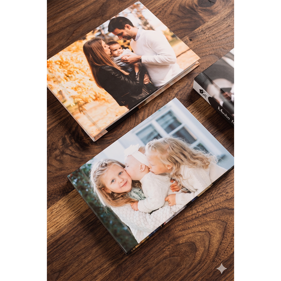 Álbum Auto Colante Capa Personalizado Polaroid 40 fotos