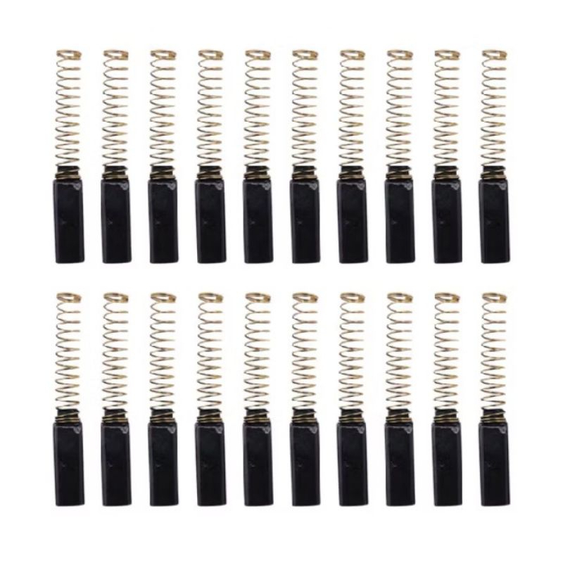 10 unid carvão escova motor máquina de costura doméstica.