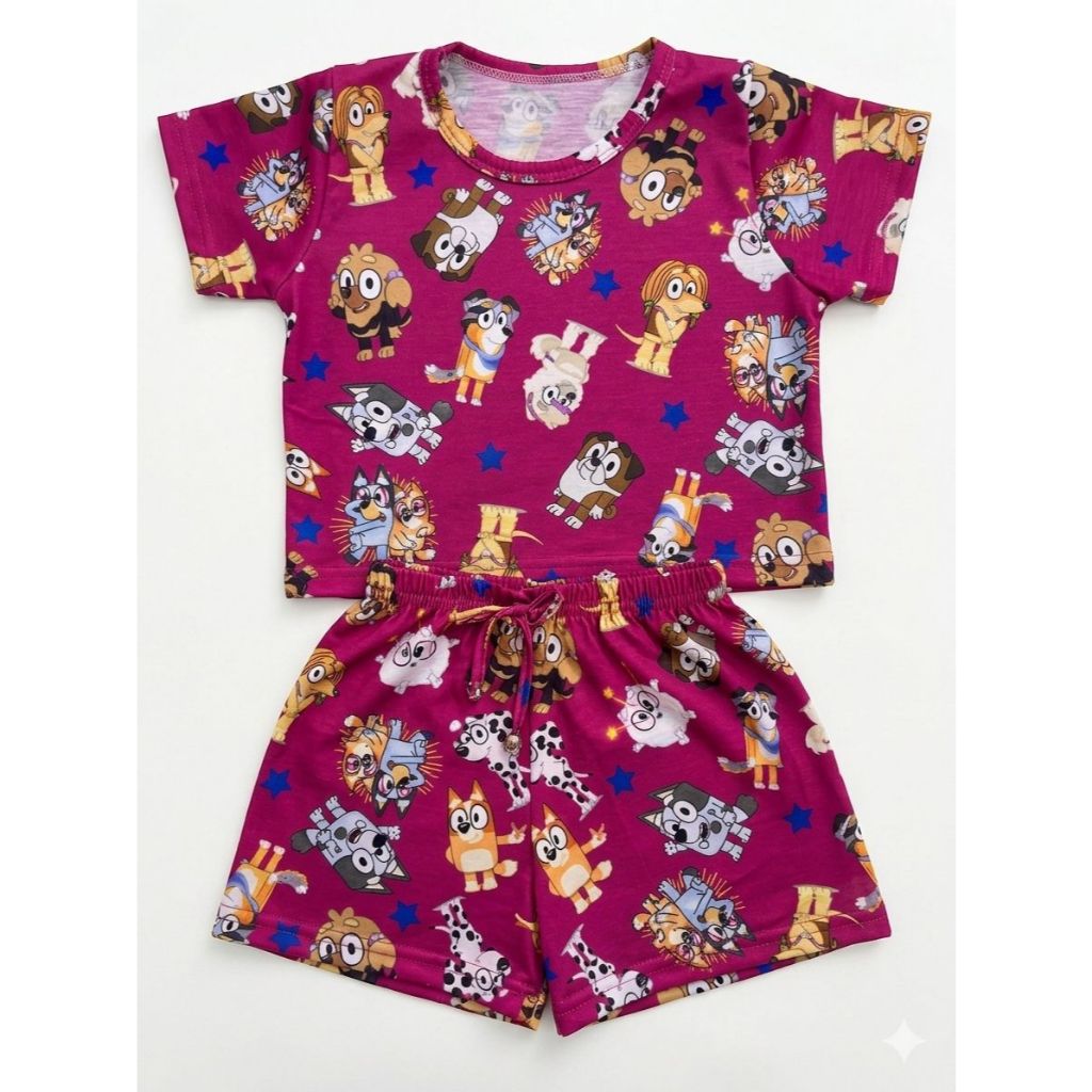 Conjunto verão infantil de menina temático Lançamento da Maria clara e JP 2026 — imagem 2 de 2