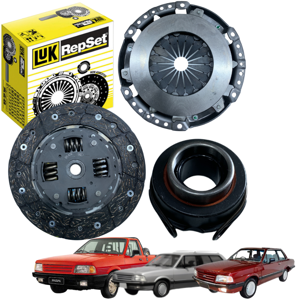 Kit Embreagem + Rolamento Original Luk Corcel Belina Pampa Del Rey Scala