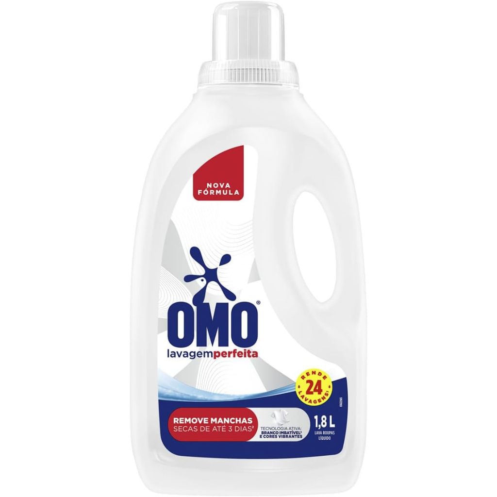 Sabão Líquido OMO Lavagem Perfeita 1,8 Litros