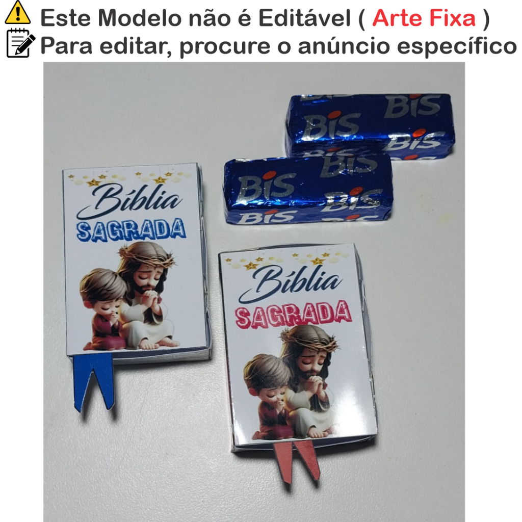Lembrancinhas de Natal em Mini BÍBLIAS – Caixinhas de Papel Fotográfico 180g para Brindes, Presentes, Festas, Escola