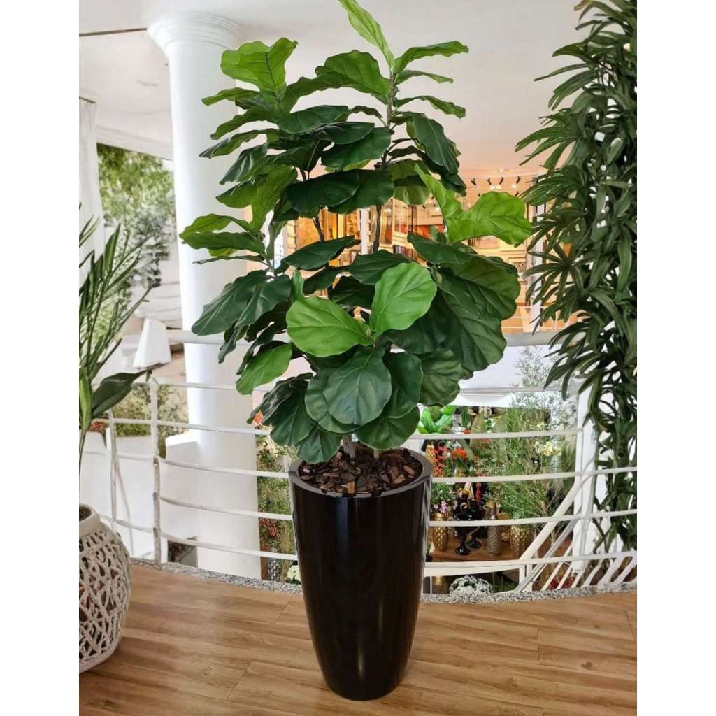 Vaso Grande Cachepot 70cm Flores Plantas Fibra Vidro Cores