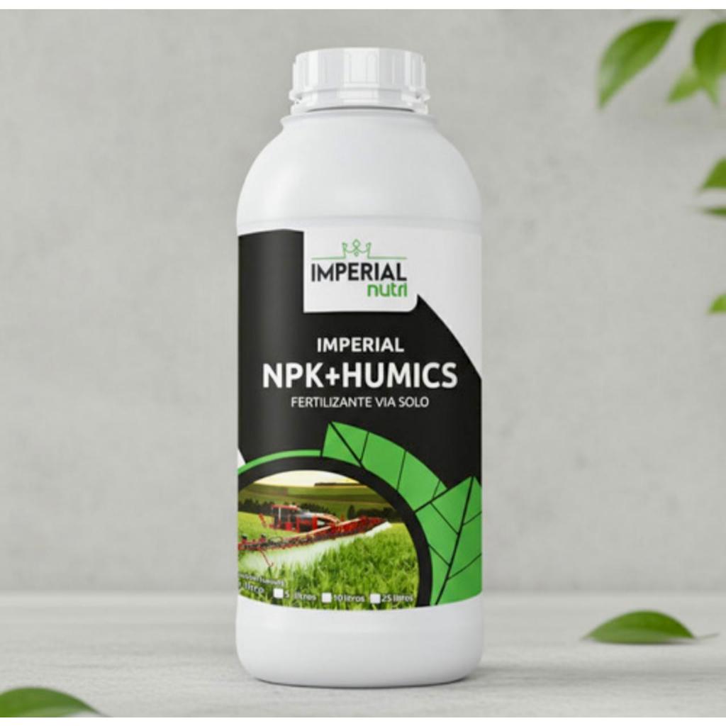 Adubo Fertilizante Npk 04 - 14- 08 + Humics para milho - 1 litro - Imperial Nutri