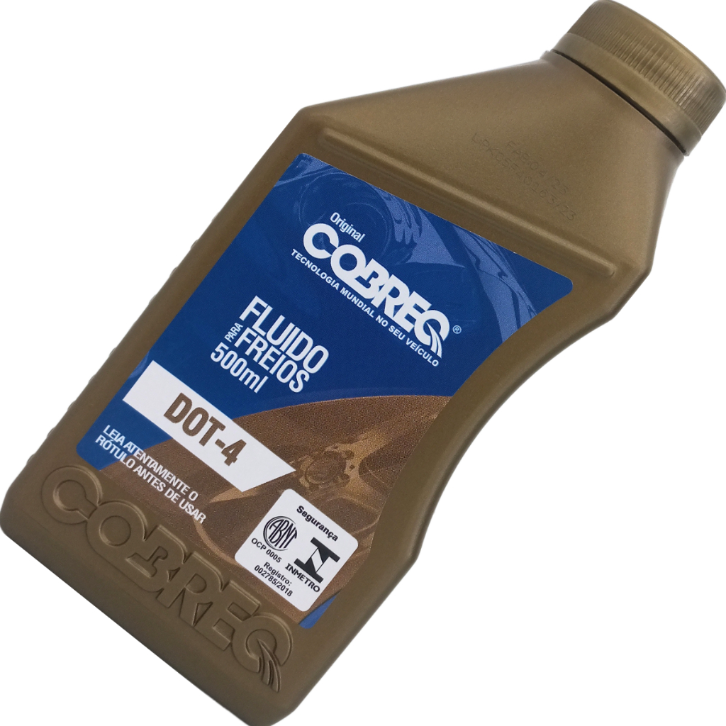 Fluido de Freio Dot 4 500ml Original Cobreq Linha Geral