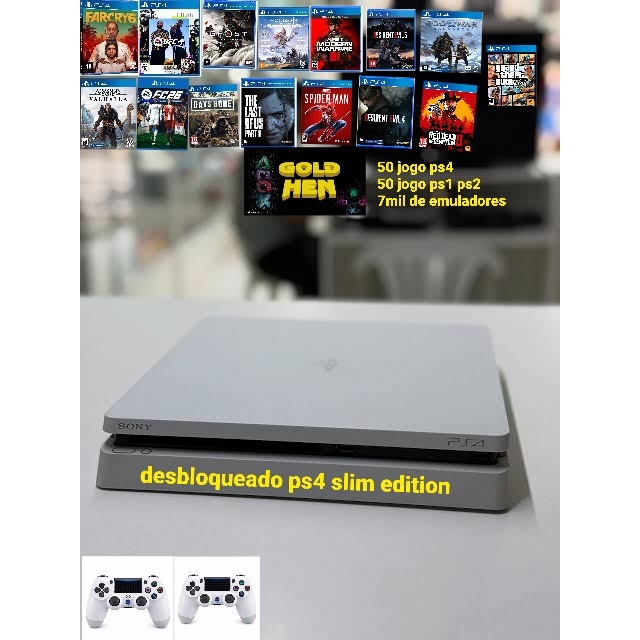 ps4 desbloqueado 7mil jogos