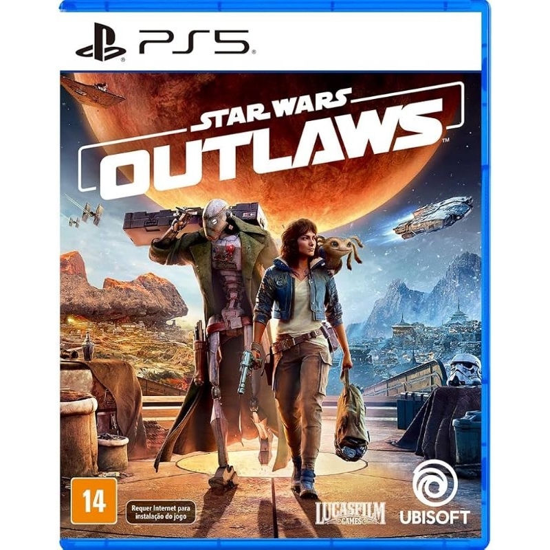 jogo ps5 star wars outlaws usado
