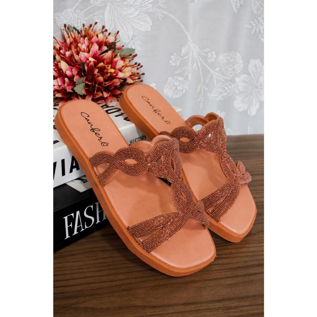 Chinelo De Brilho Rasteirinha Sandalia Casual Para Mulheres Dia a Dia Envio Imediato Macia Confortavel Antiderrapante