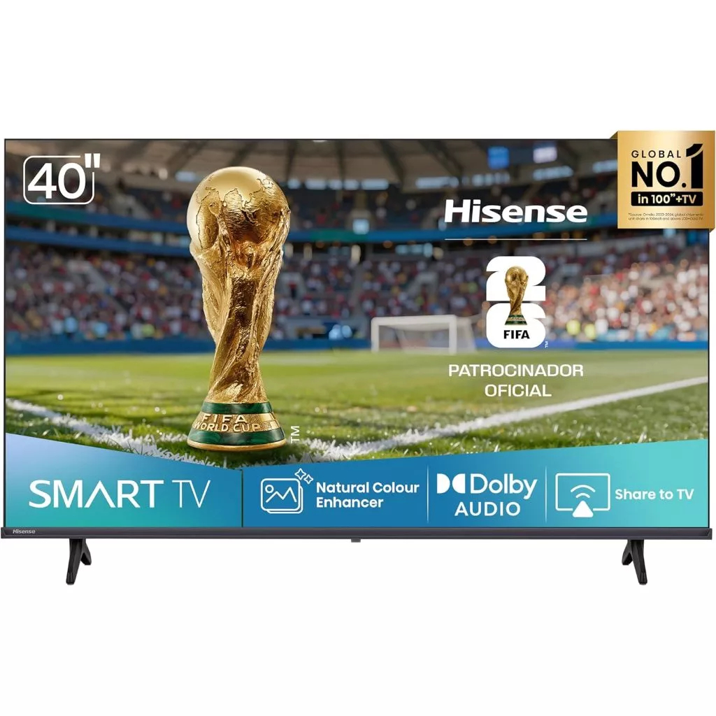 Hisense Smart TV FHD 40" 40A4NV com HDR10, DTS Virtual X, Alexa e Google Home