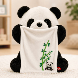 Panda de Pelúcia Esconde Esconde Infantil Ursinho Falante Melhor Amigo Para Criança Animado Com Som