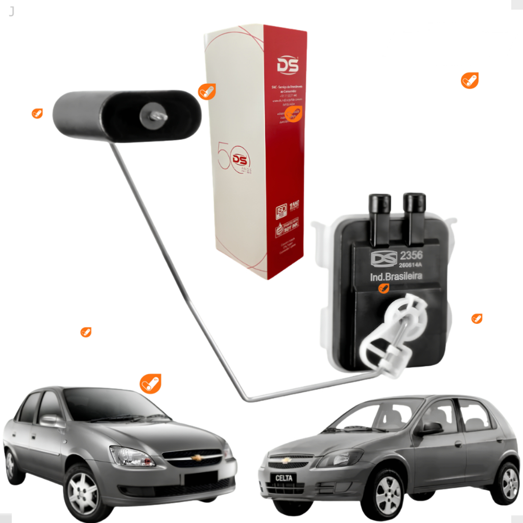 Sensor Nível Boia Combustível Celta Classic Prisma Flex 06/ DS2356