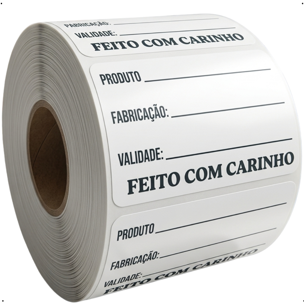 Etiqueta Adesiva Validade De Alimento Anvisa -50x30mm Manipulação papel couche 500 OU 1.000 ETIQUETA