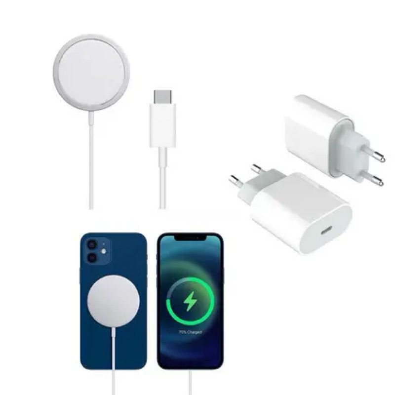 Carregador Magnético por Indução MagSafe Charger para IOS 12 ao 16 – Carregamento Rápido e Pratico
