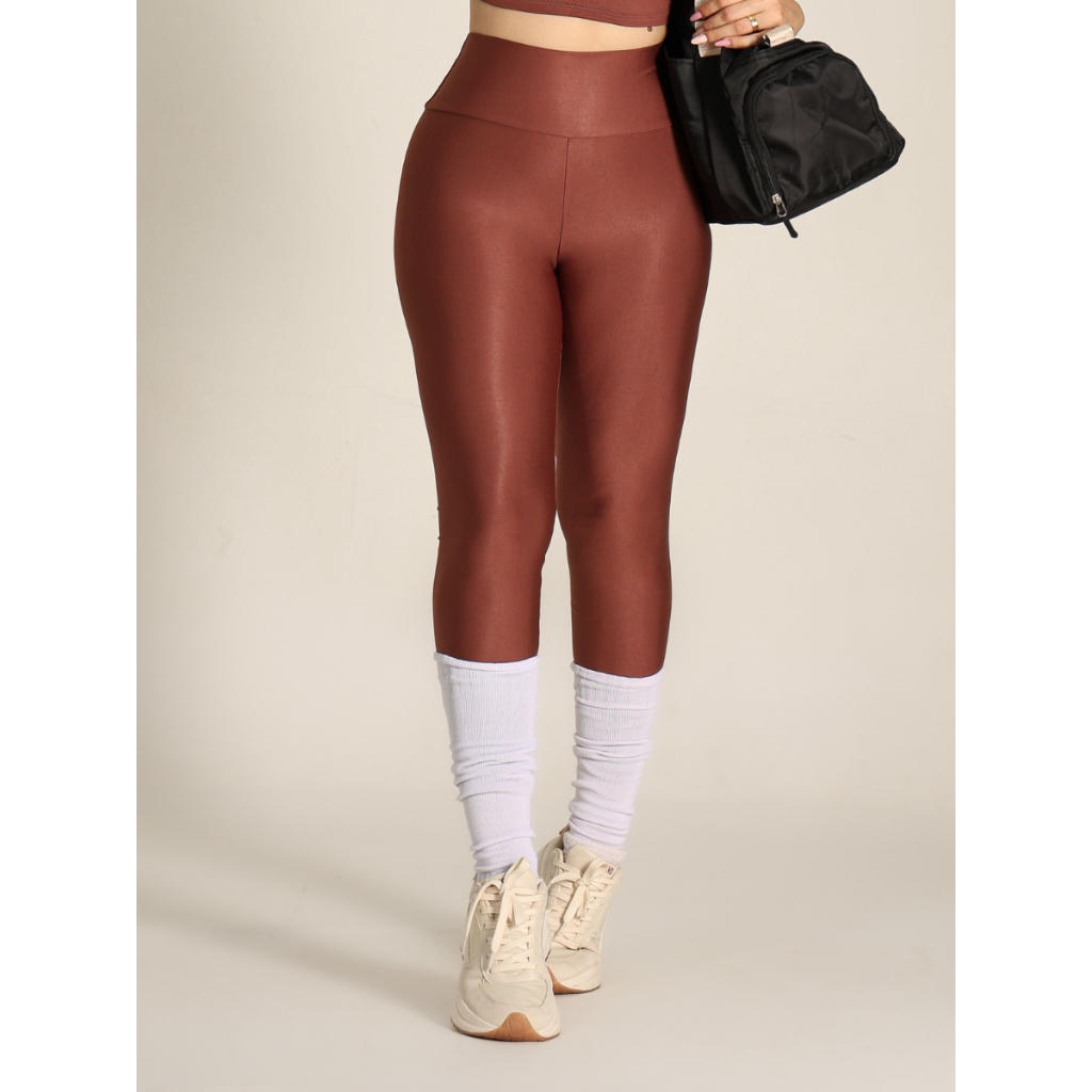 Calça Leg Grossa Zero Transparencia Alta Compressão Feminina