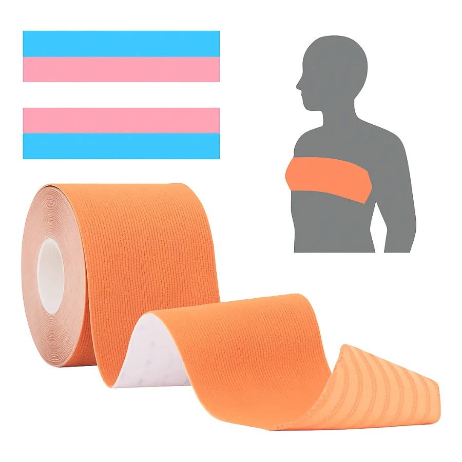 Fita Binder Transgênero Cobertura Conforto Tape Transtor Adesivo