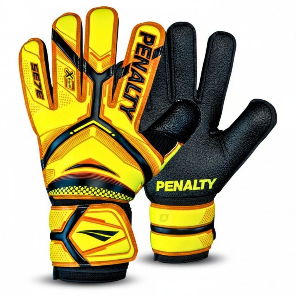 Luva Goleiro Penalty Flat Se7e Tamanho Grande Profissional Futebol Society Campo Terrão Adulto