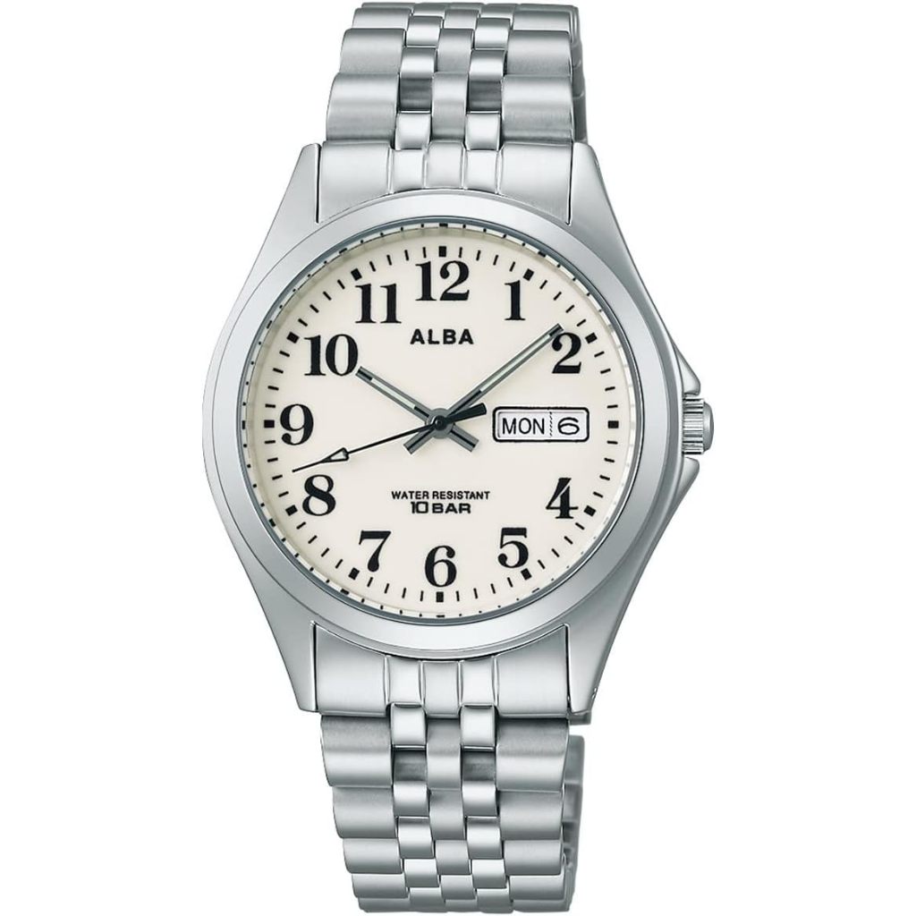Relógio Seiko Alba Compacto 34.5mm Full Lume 10ATM Japão AQGK470