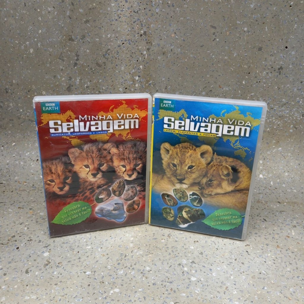 DVD Minha Vida Selvagem — Lote 2 Documentários BBC Earth | Filhotes na Selva | Original