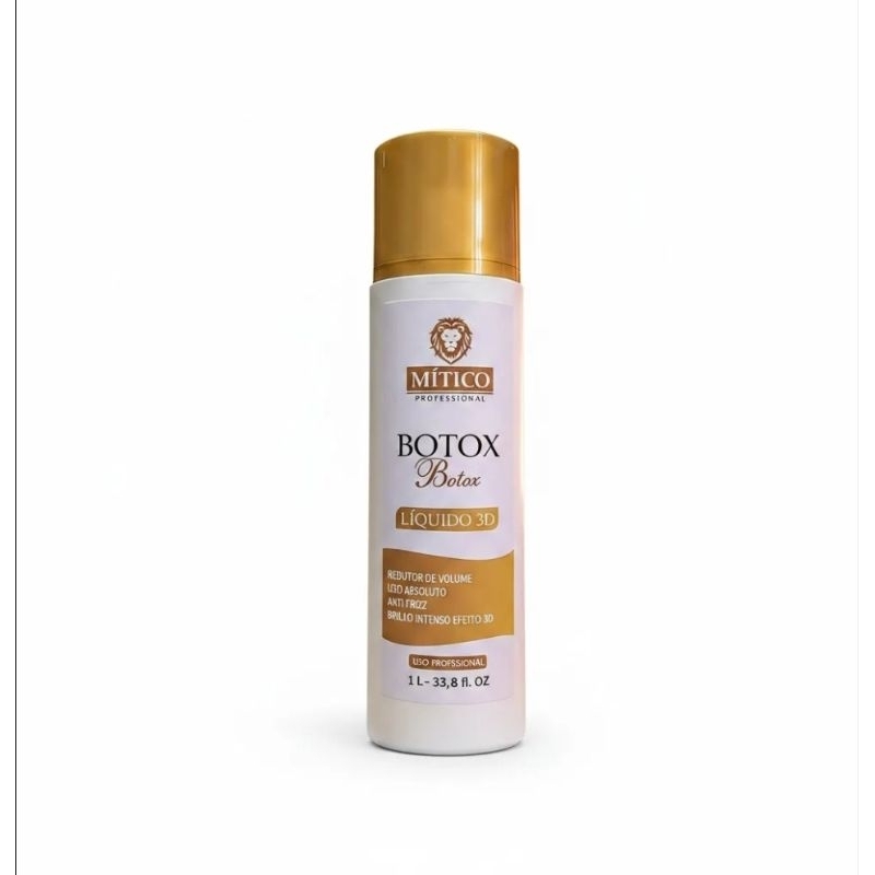 Botox Líquido 3D 1litro Alisamento Térmico Mítico Profissional