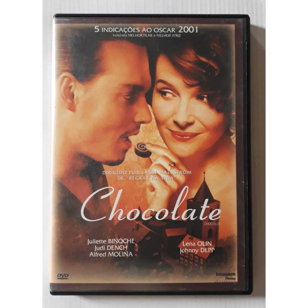 Dvd Chocolate (2000) - Johnny Depp, Lasse Hallstrom - Original Usado - Leia o Anúncio
