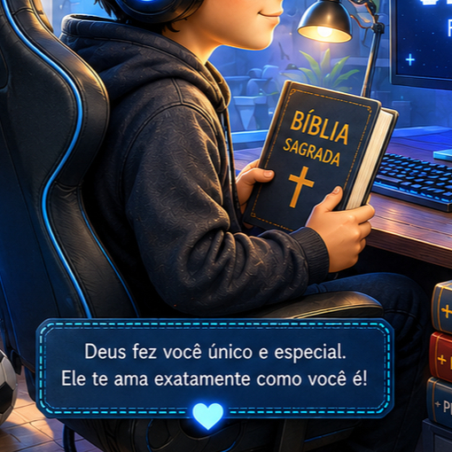 Bíblia para Adolescentes | Edição Especial com Mensagem Edificante do Verso | Completa | Capa Gamer — imagem 2 de 2