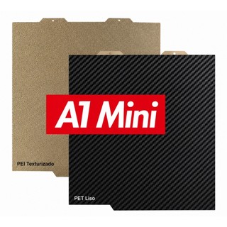 Placa de Impressão para Impressora 3D Bambu Lab A1 Mini 180x180mm - Vários Modelos