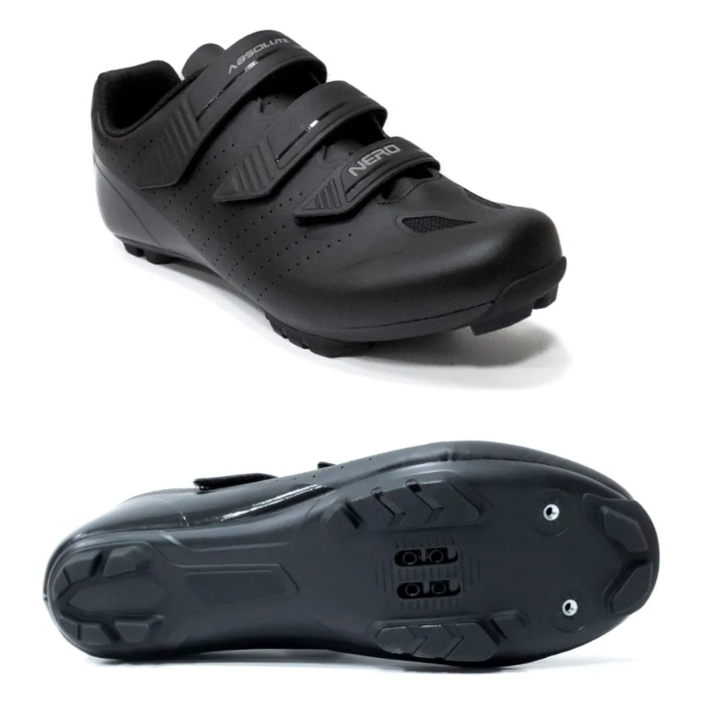 Sapatilha Absolute MTB Nero 5 Original Trava Clip Para Tacos Mountain Bike