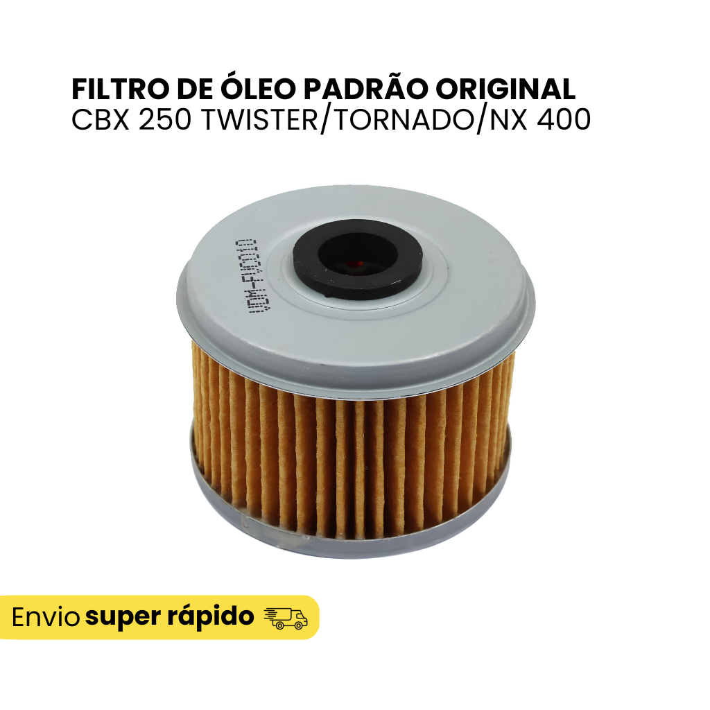 Filtro Óleo Twister Tornado Falcon Xre Cb300 Sahara Xlx 250