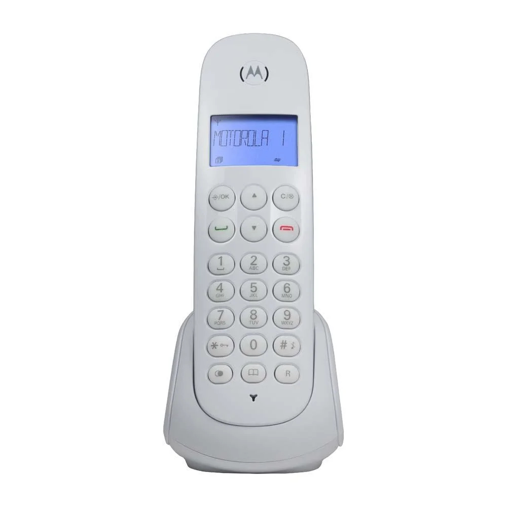 Telefone sem Fio Motorola Moto 700W Branco com Identificador